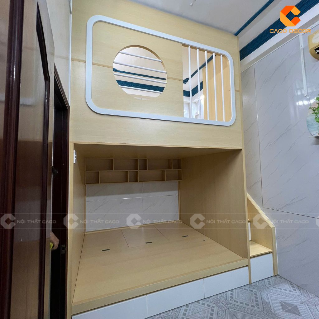 Hình ảnh thực tế khi bàn giao giường tầng